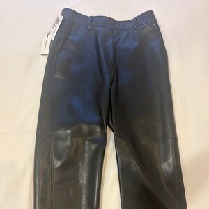 Aritizia Command Cropped Leather Pants